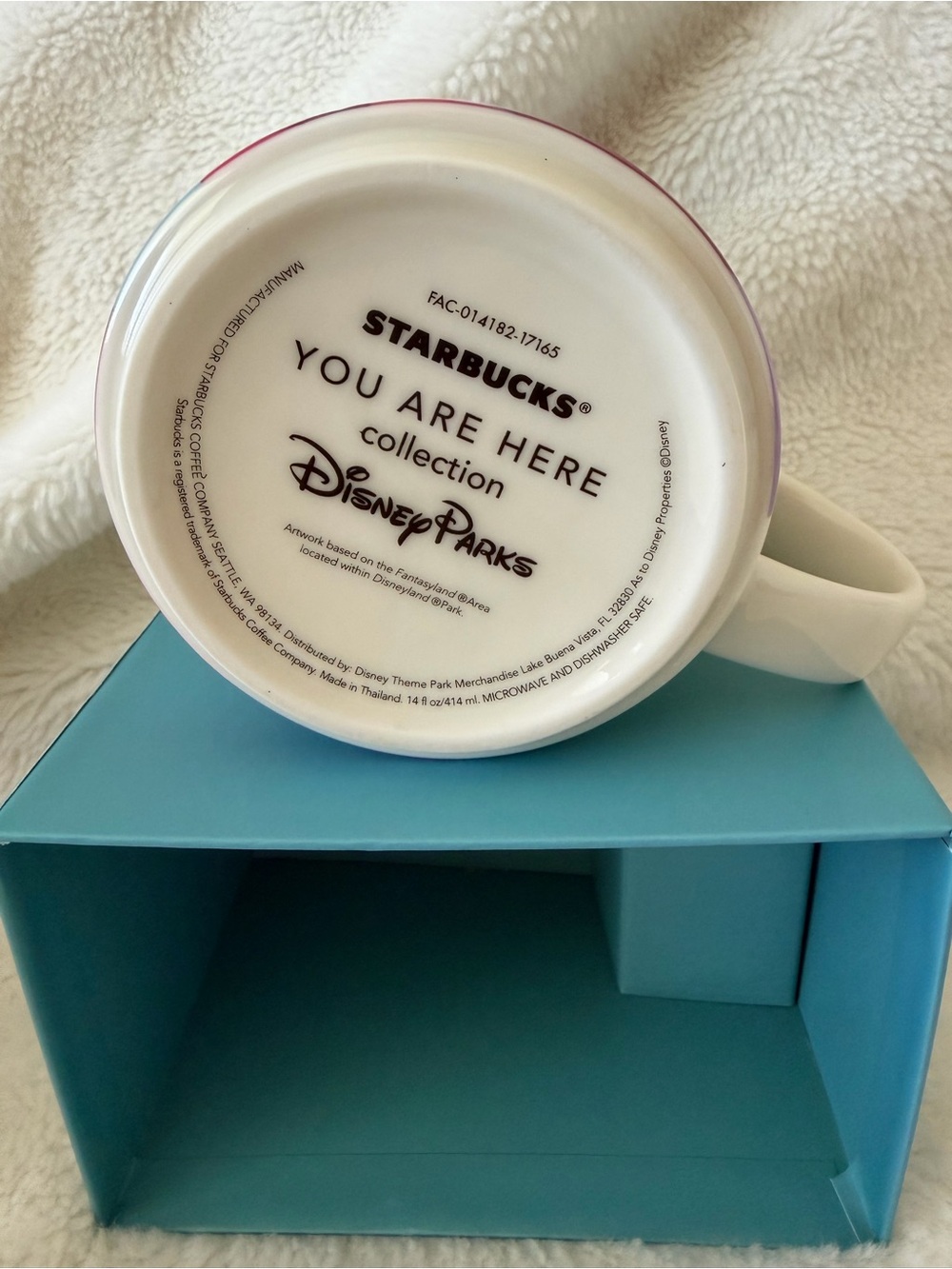 Starbucks 'You Are Here Collection' Disneyland Fantasyland Mug - New in Box - Picture 10 of 16